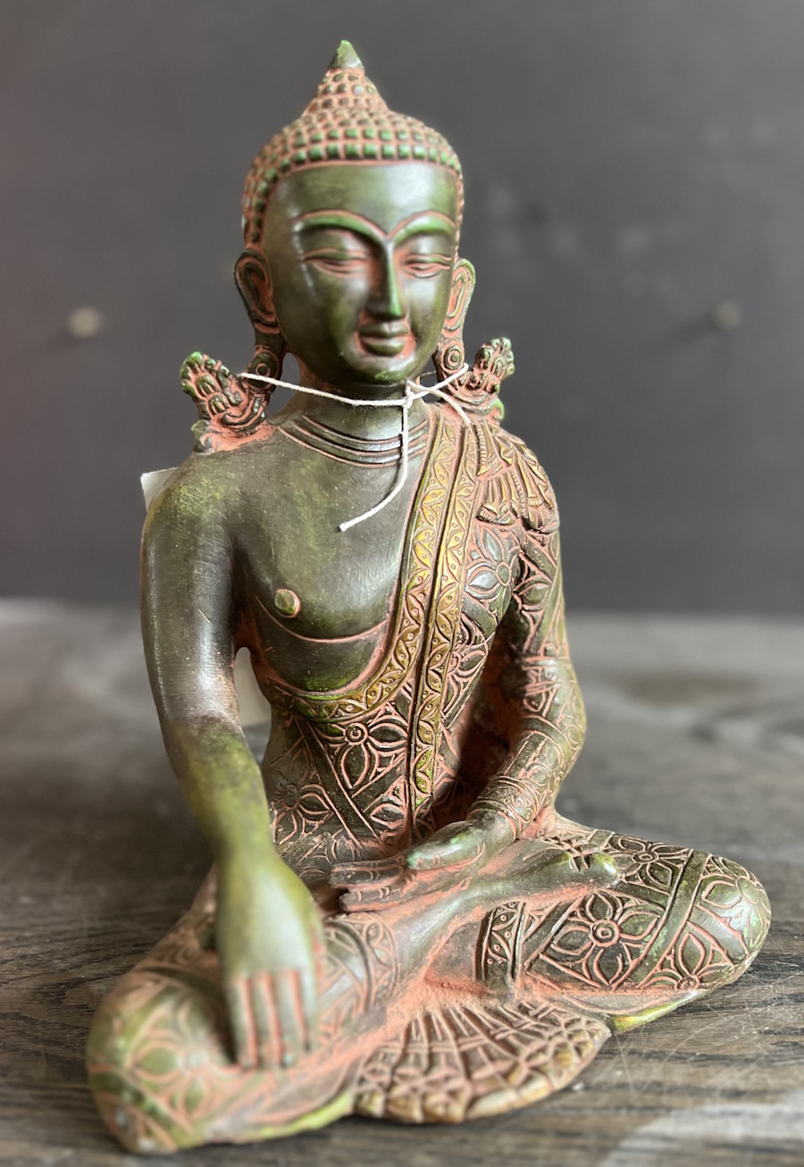 Bouddha bronze ancien ht 25cm