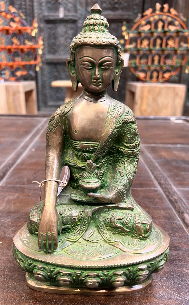 Bouddha laiton ht 25cm