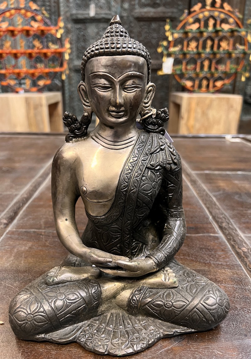 Bouddha laiton ht 25cm