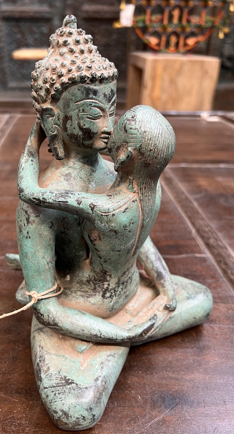 Bouddha Yab yum ht 22cm