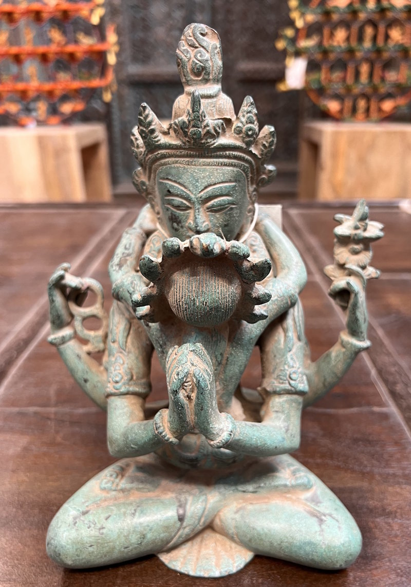 Bouddha Yab Yum ht 22cm