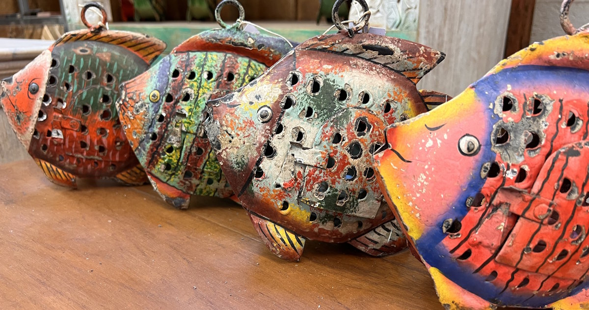 poisson m&eacute;tal ht 17 cm