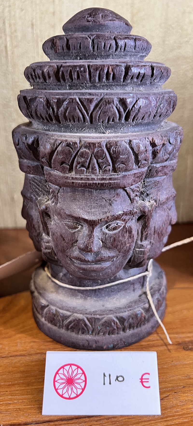 Brahma 4 visages N&eacute;pal statuelle ancienne