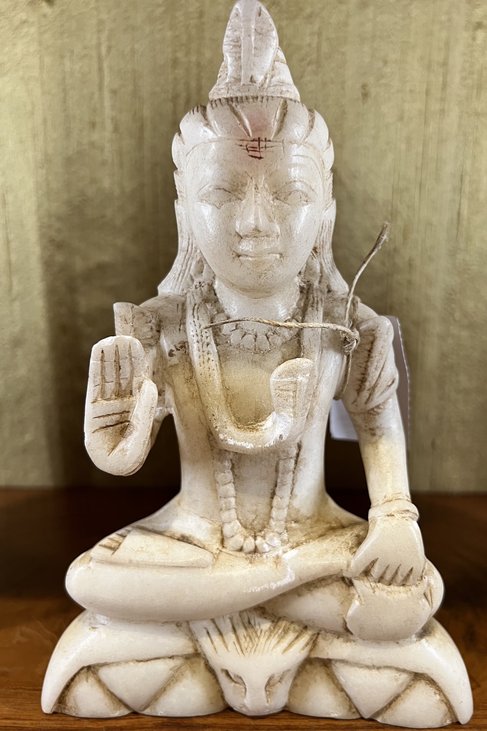 Bouddha marbre ht22cm