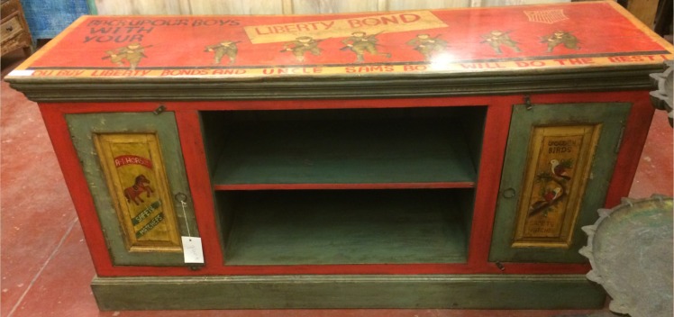 Buffet peint H75x L152x P46