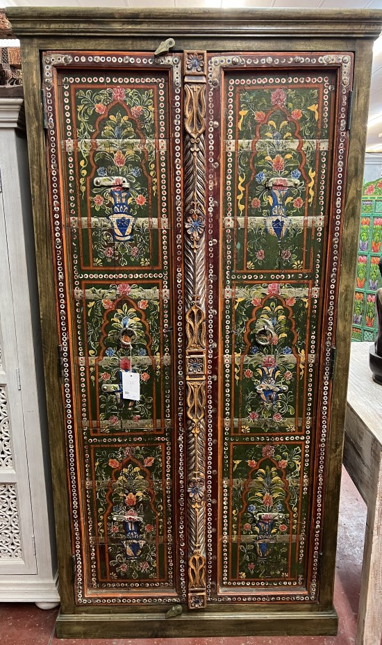Armoire  peinte 2 portes  H205 x  L103x P53