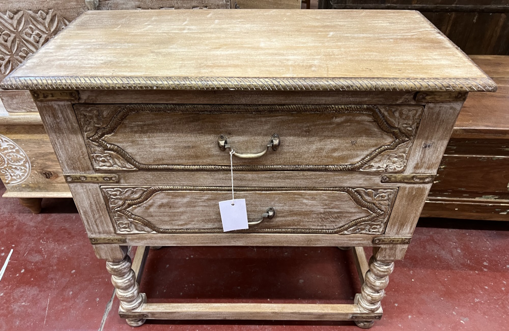 Armoire 2 tiroirs H78x L79x P40