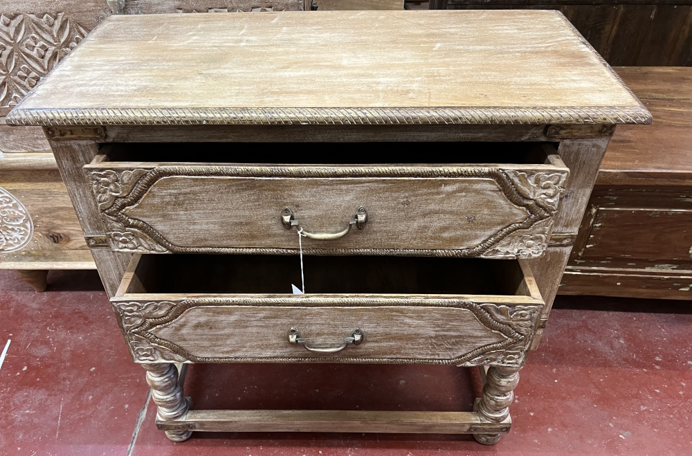 Armoire 2 tiroirs H78x L79x P40