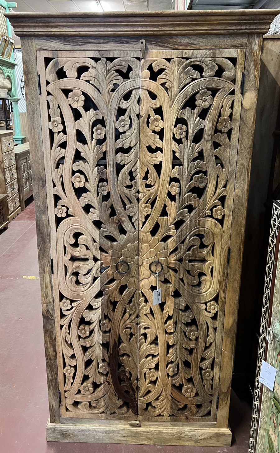 Armoire portes ajourées H180x L90x P40