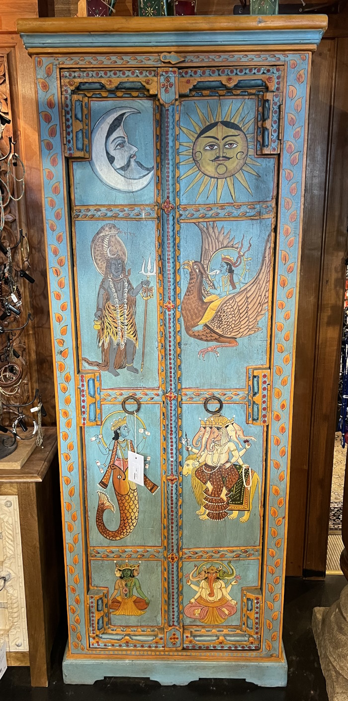 Armoire peinte H180x L64 P44