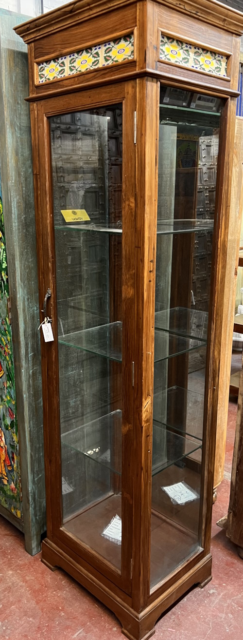 Armoire vitrine miroir H195x L57x P43