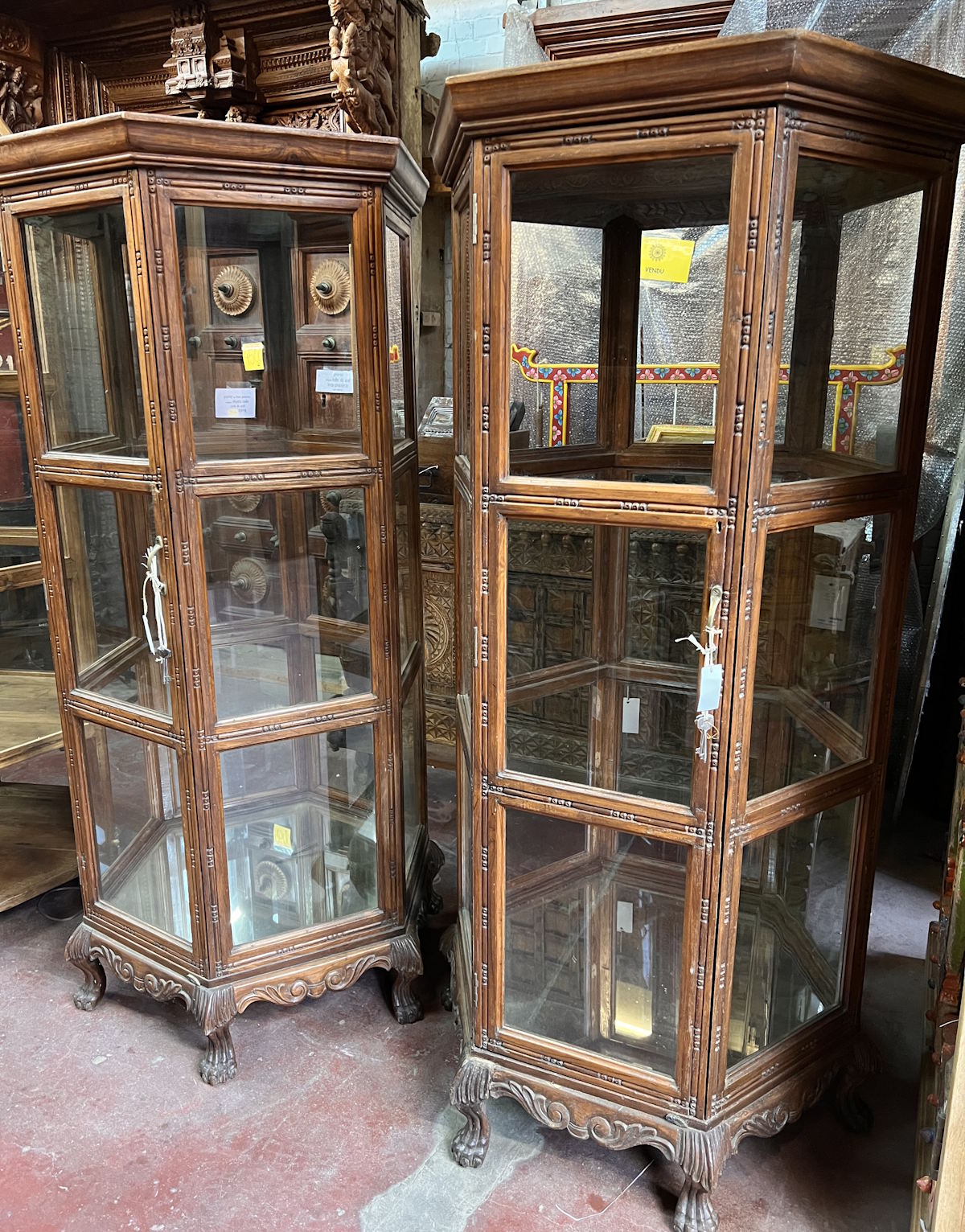 Meuble vitrine H165x 70 xP70