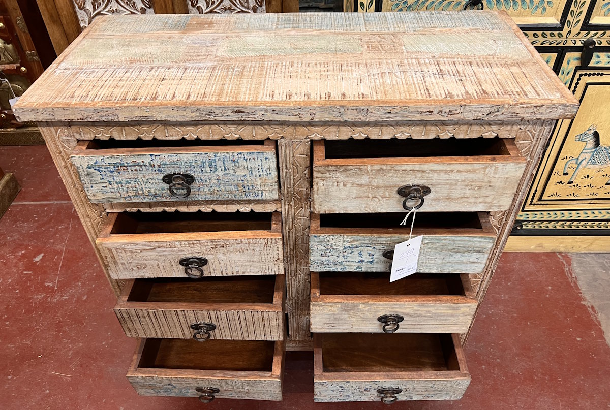 Petit meuble tiroirs H78x L82x P37
