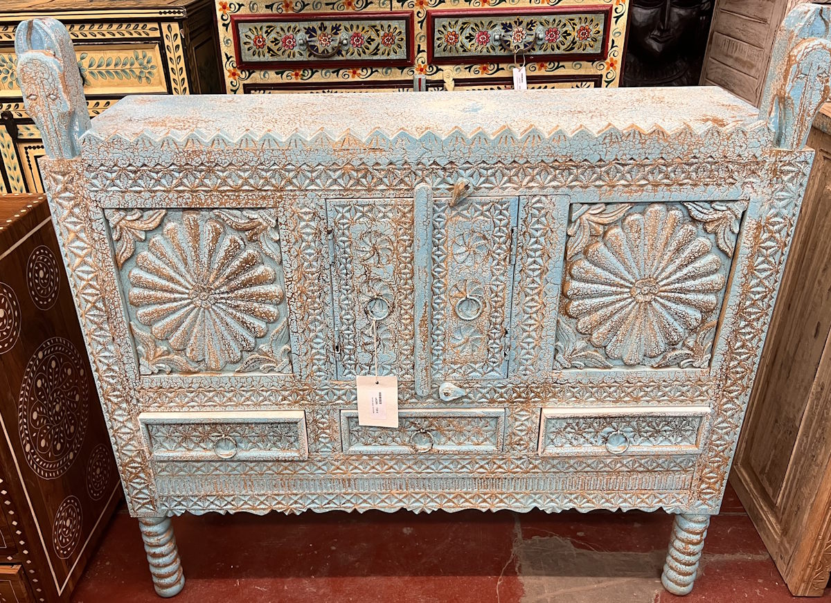 Damchiya bleue L100 X P33 X H98 