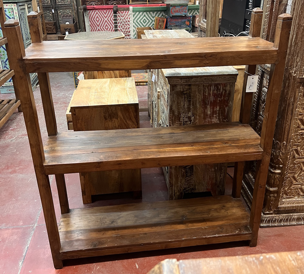 &eacute;tag&egrave;re en bois 108 X 32 X 125