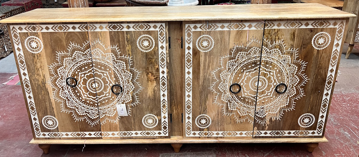 Buffet en manguier 190 X 49 X 92