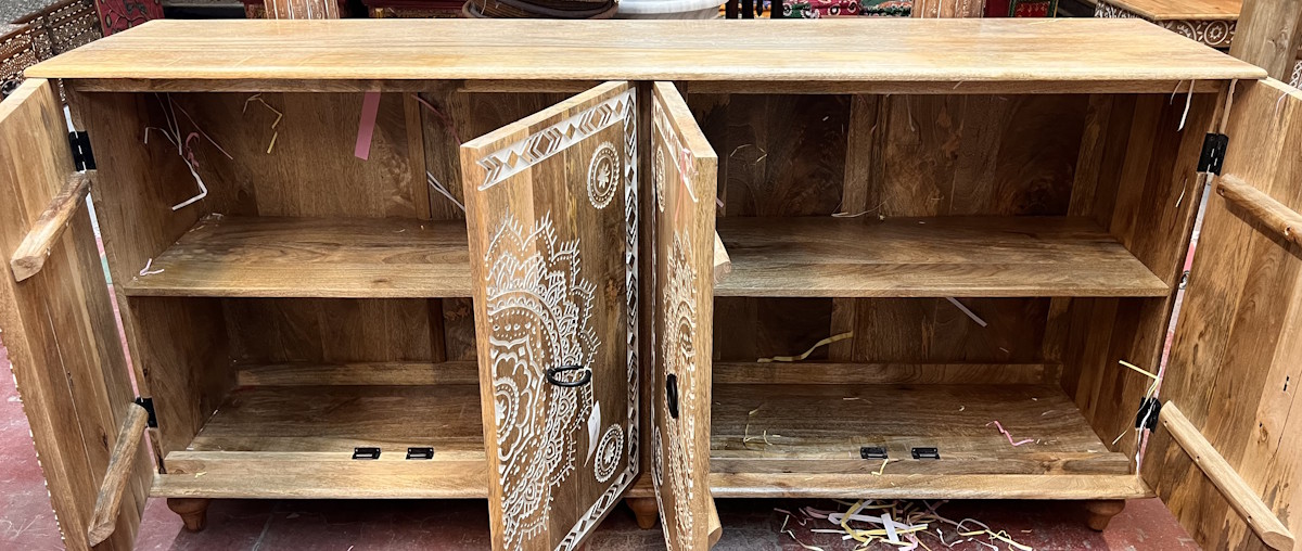 Buffet en manguier 190 X 49 X 92