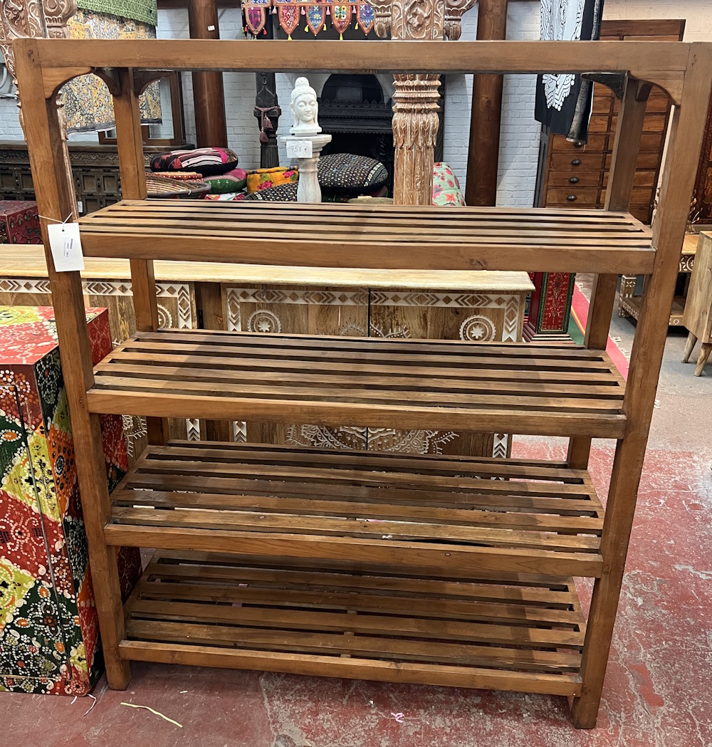 &eacute;tag&egrave;re bois 122X46X151