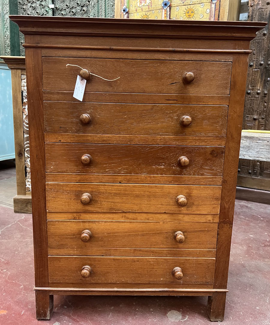 Commode &agrave; 6 tiroirs 90x42x65