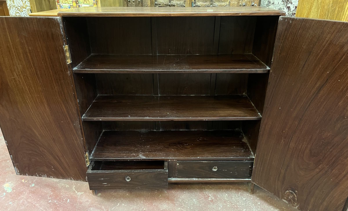 Commode en rosewood  art deco 83X29X79
