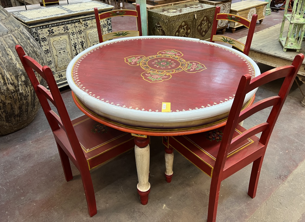 set table et 4 chaises
